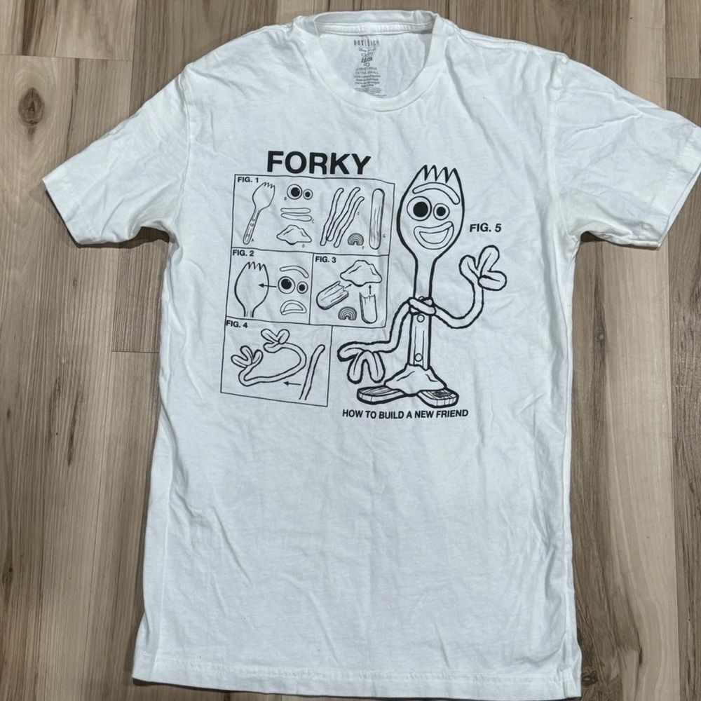 Box Lunch Toy Story 4 Forky Tee Shirt Women’s XS
